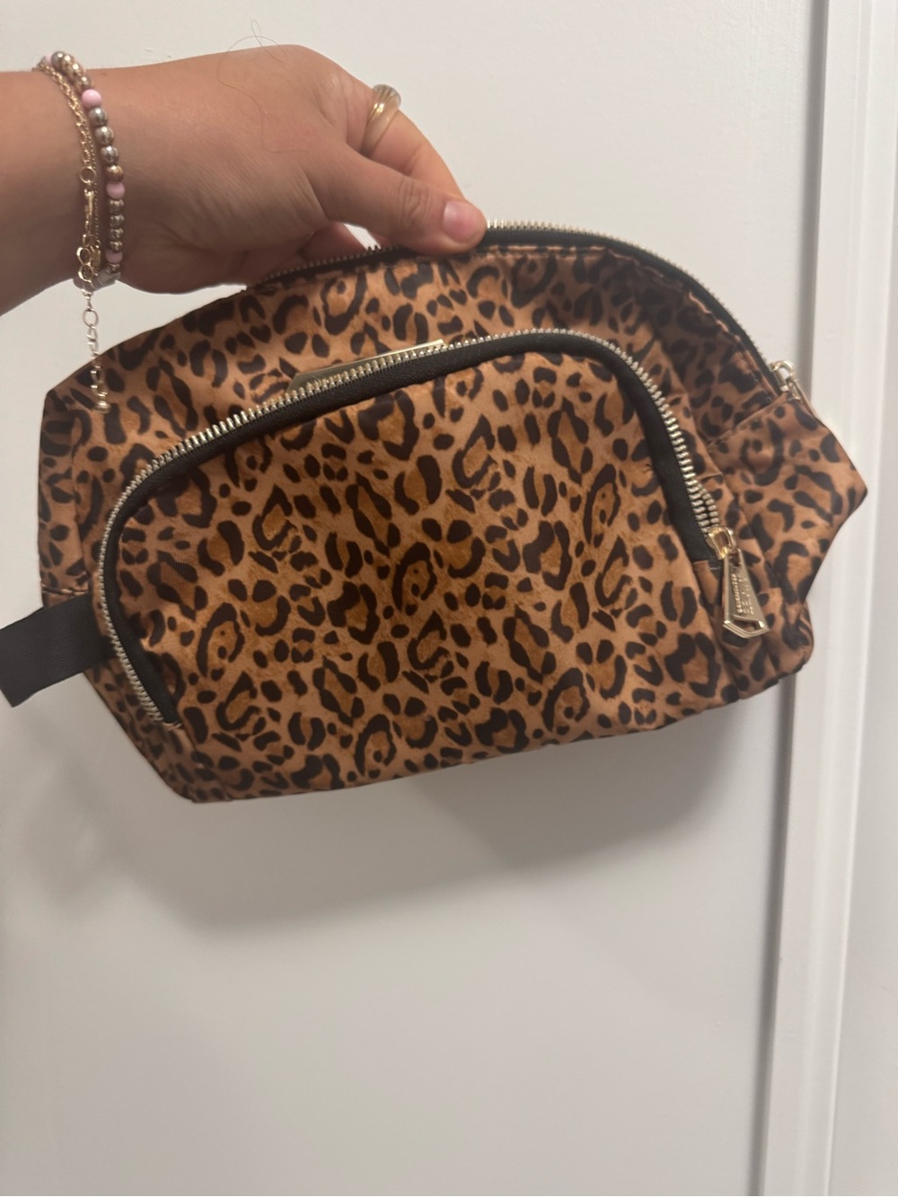 aimee kestenberg  Leopard Print Women's Cosmetic Pouch - Brown